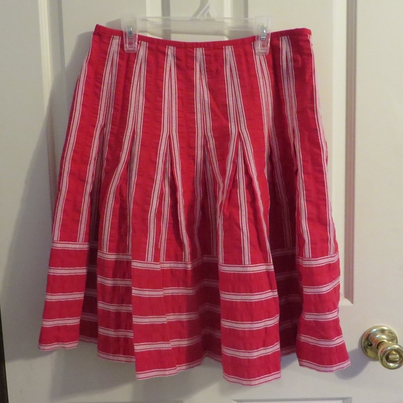 Talbots Pink Flared Skirt - Picture 1 of 5